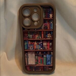 iPhone 16pro Bookcase Design Phone Case - Brown